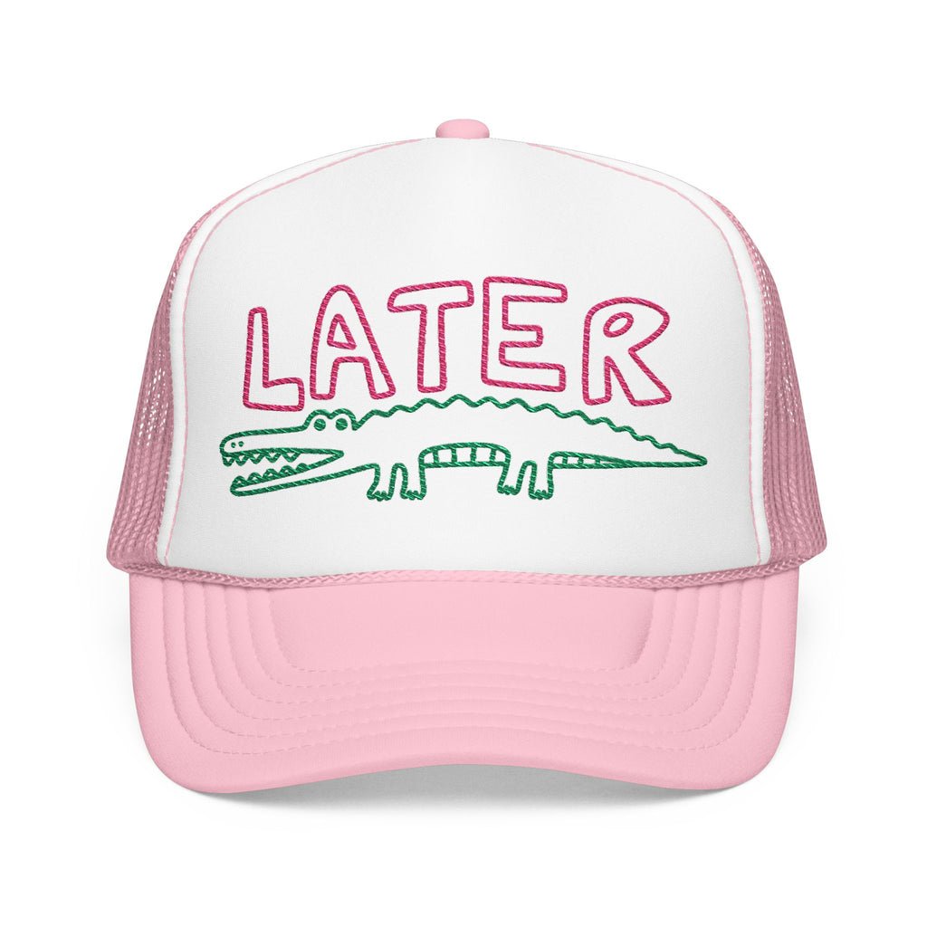 Later Gator Embroidered Trucker Hat