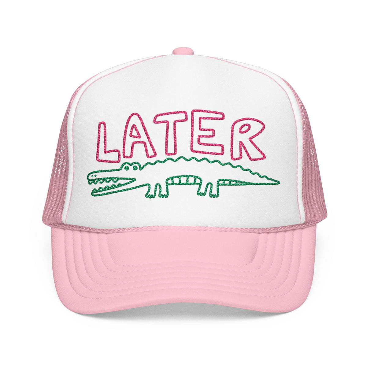 Later Gator Embroidered Trucker Hat