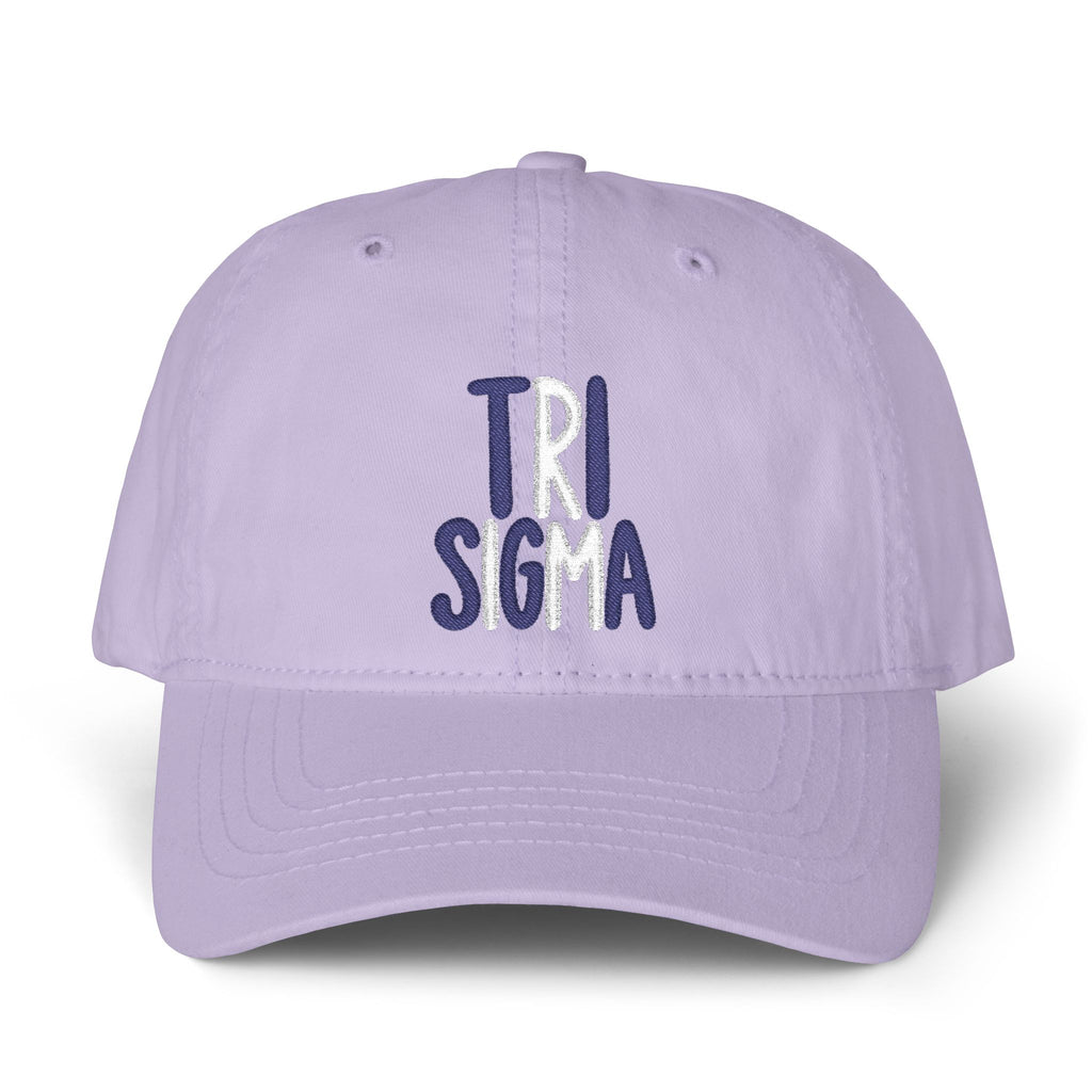 Tri Sigma Infinity Cap- Embroidered