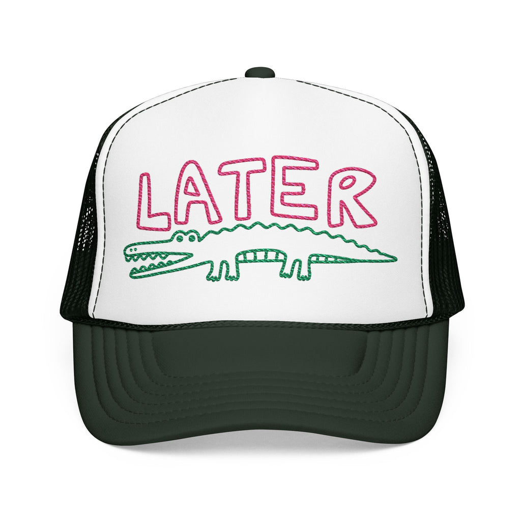 Later Gator Embroidered Trucker Hat