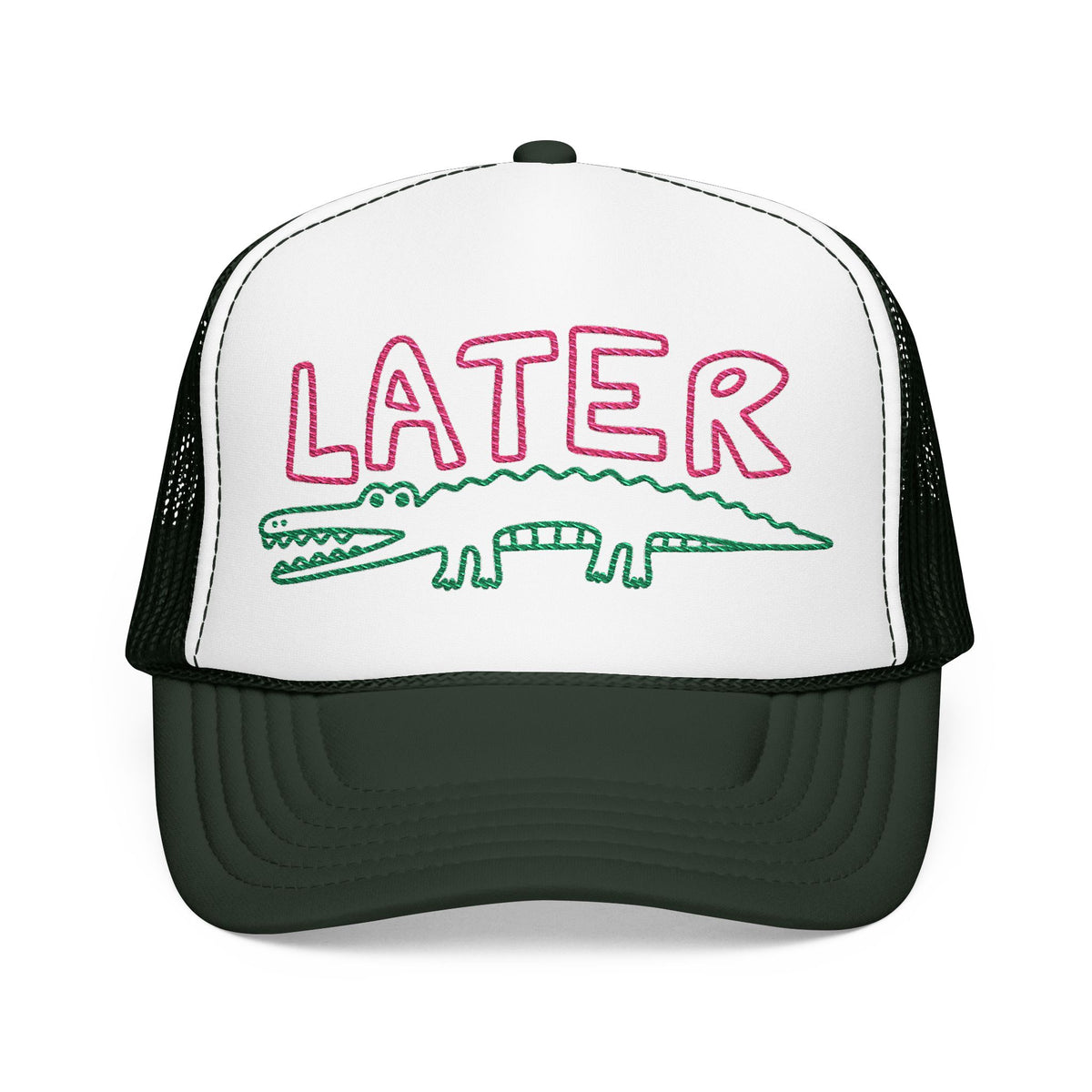 Later Gator Embroidered Trucker Hat