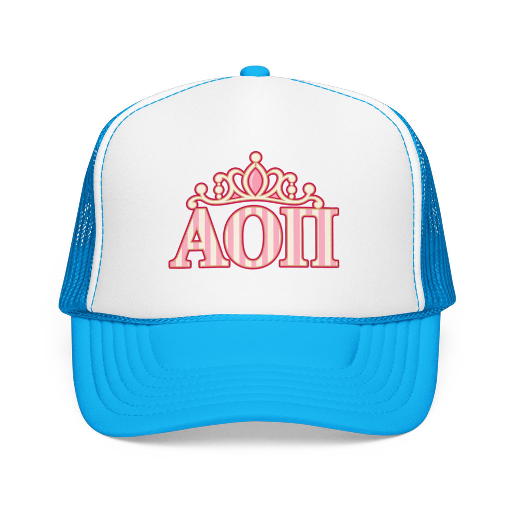 AOII Tiara Foam Trucker Hat