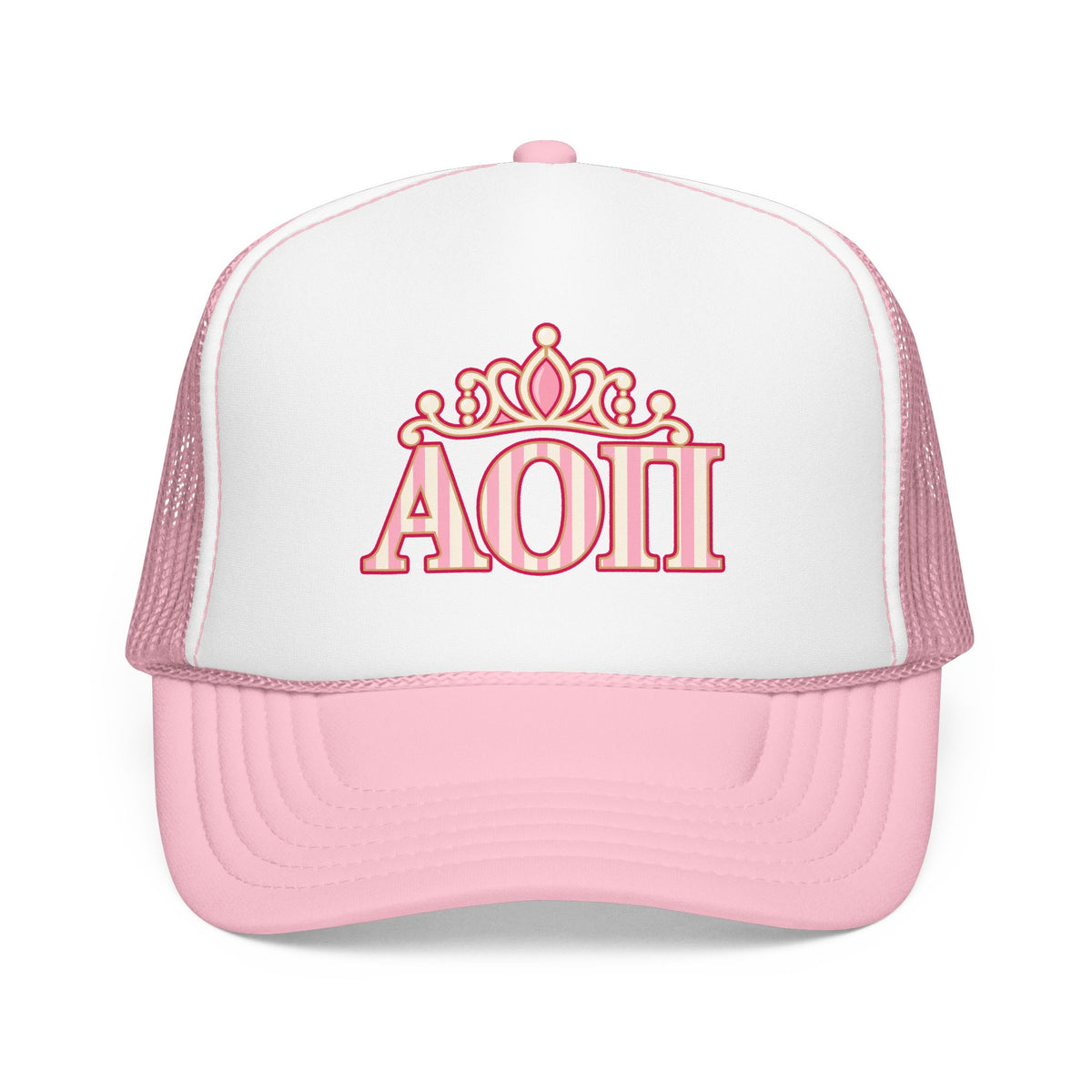 AOII Tiara Foam Trucker Hat