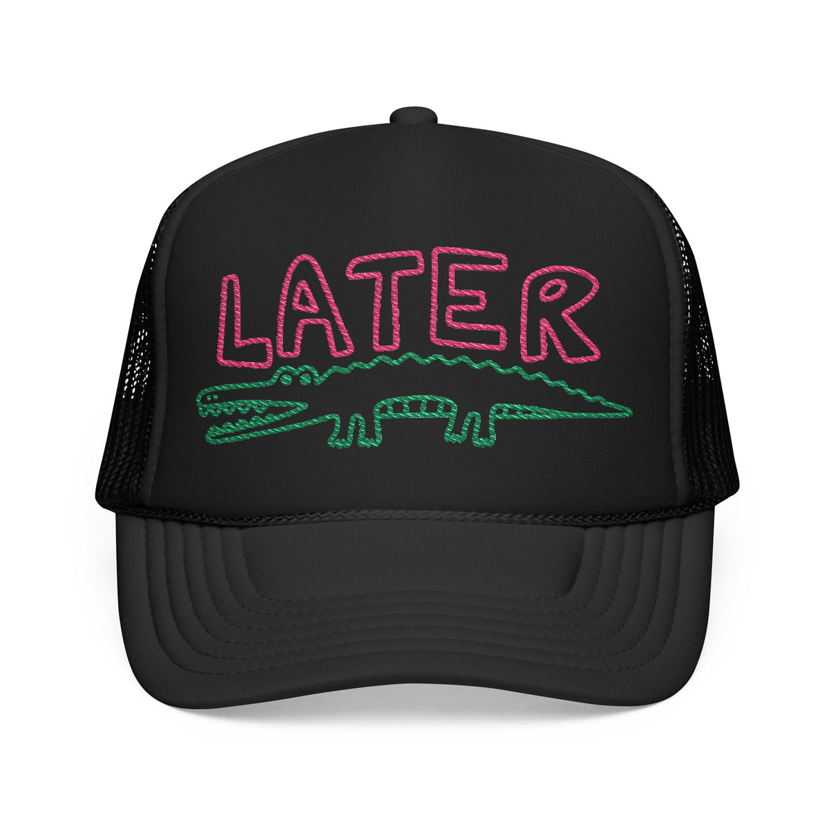 Later Gator Embroidered Trucker Hat
