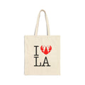 I Love LA Tote Bag - Cotton Canvas Beach and Shopping Bag
