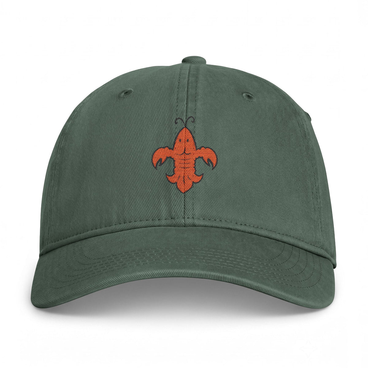Crawfish Fleur de Lis Hat - Embroidery