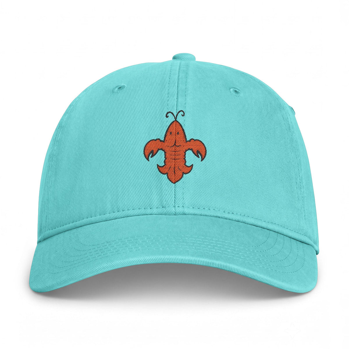 Crawfish Fleur de Lis Hat - Embroidery