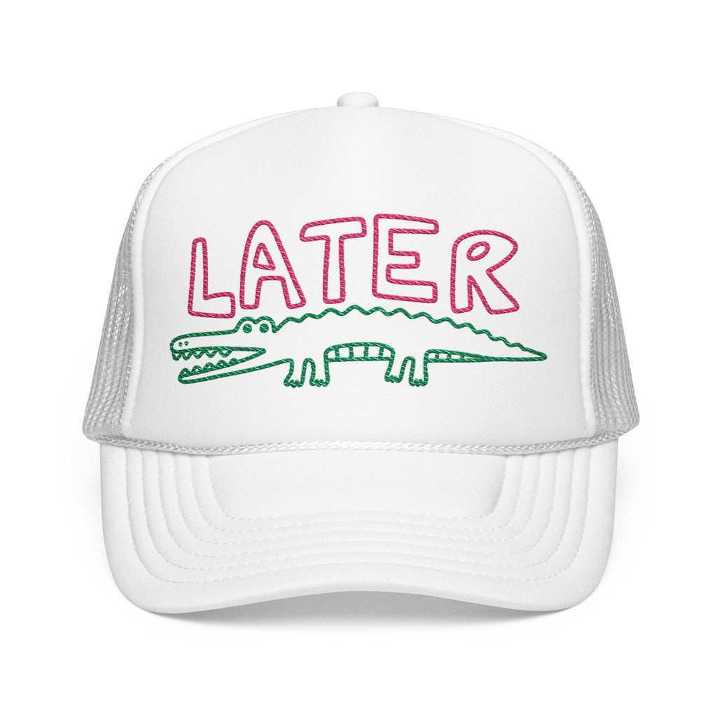 Later Gator Embroidered Trucker Hat