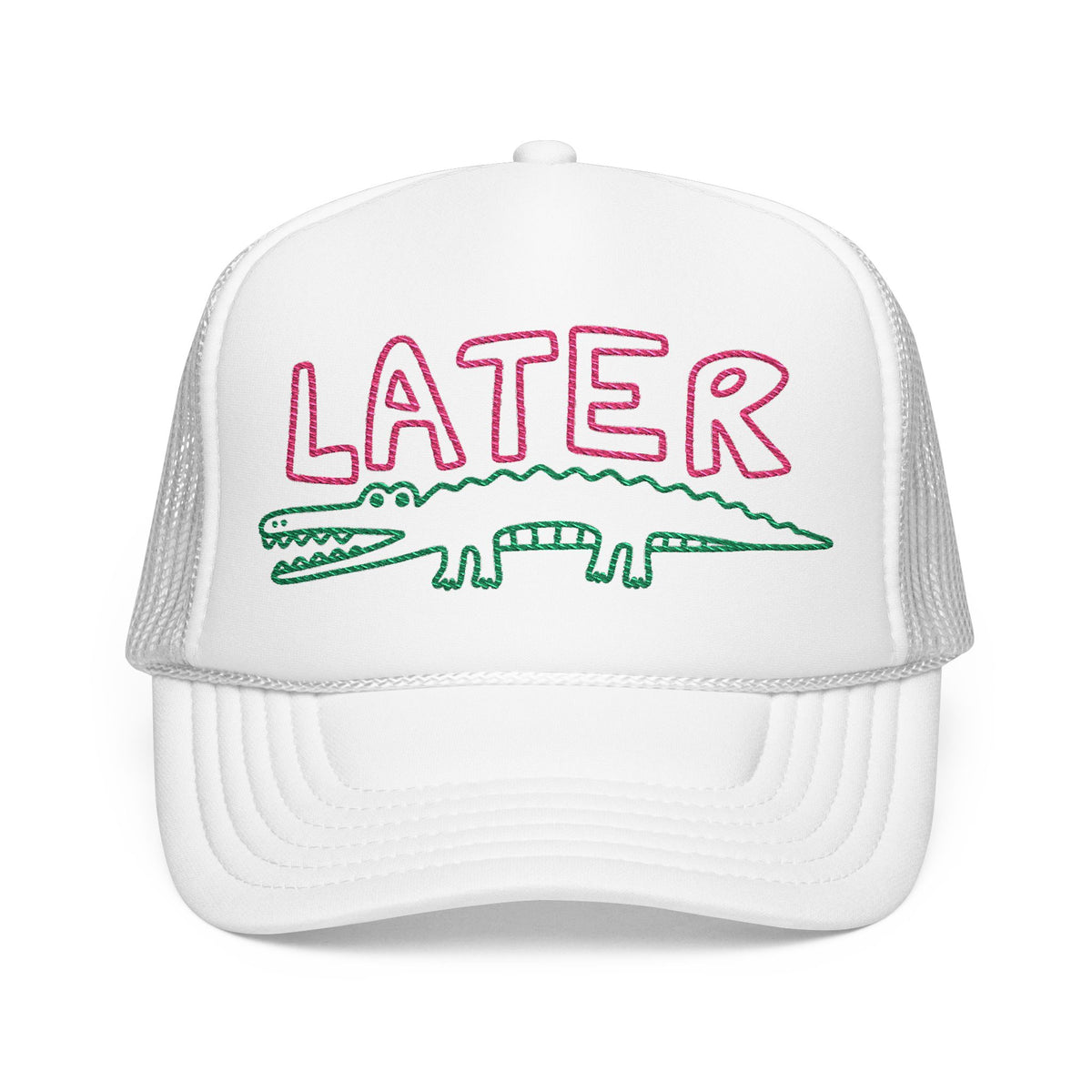 Later Gator Embroidered Trucker Hat