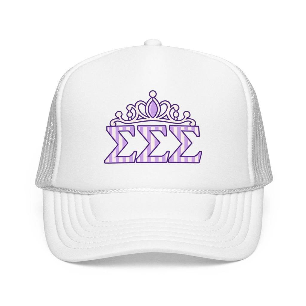 Tri Sigma Crown Trucker Hat