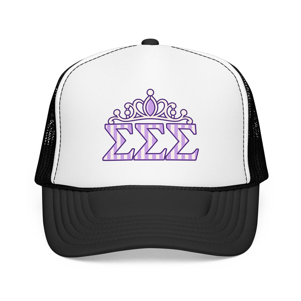 Tri Sigma Crown Trucker Hat