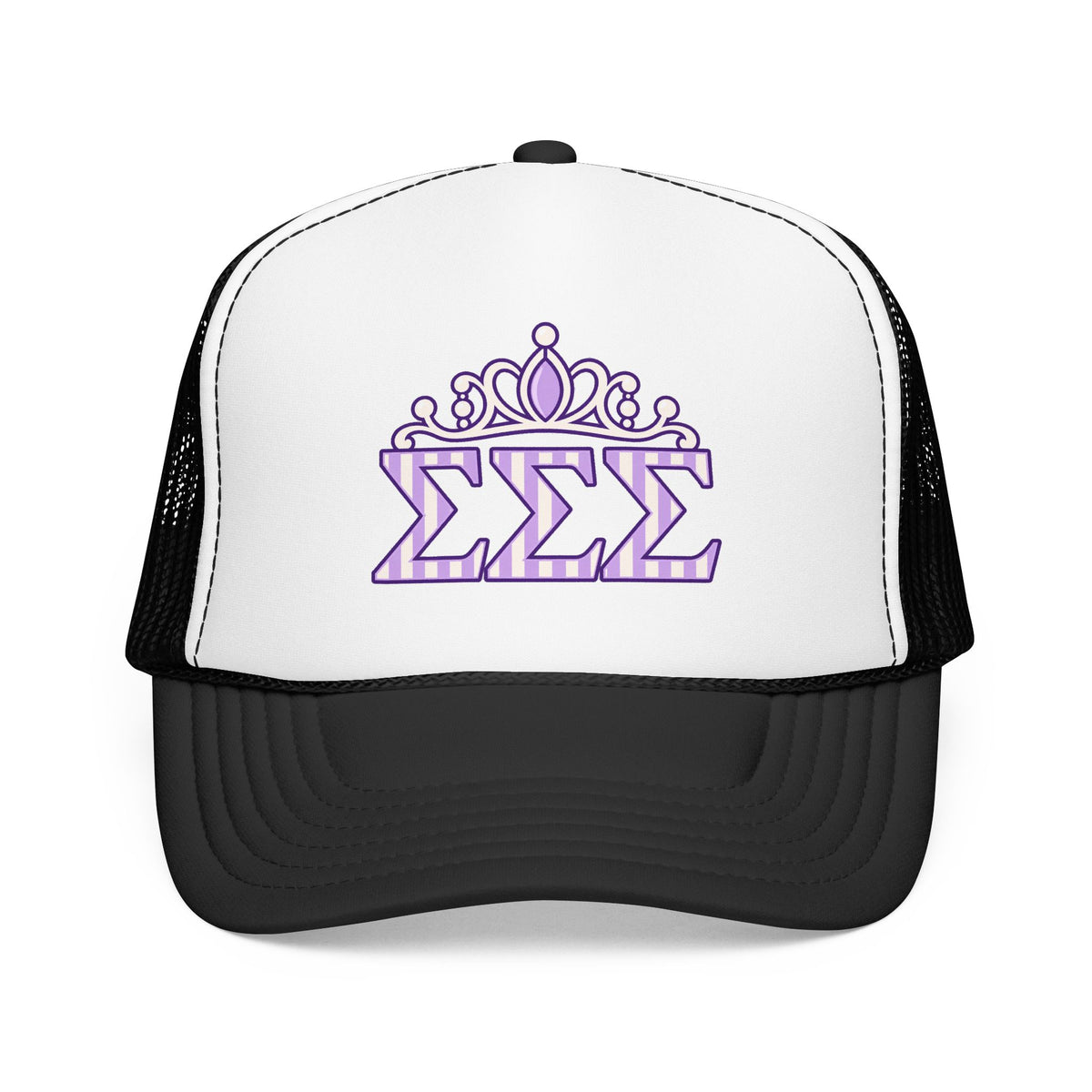 Tri Sigma Crown Trucker Hat