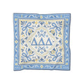 Delta Delta Delta Blue Floral Bandana Scarf