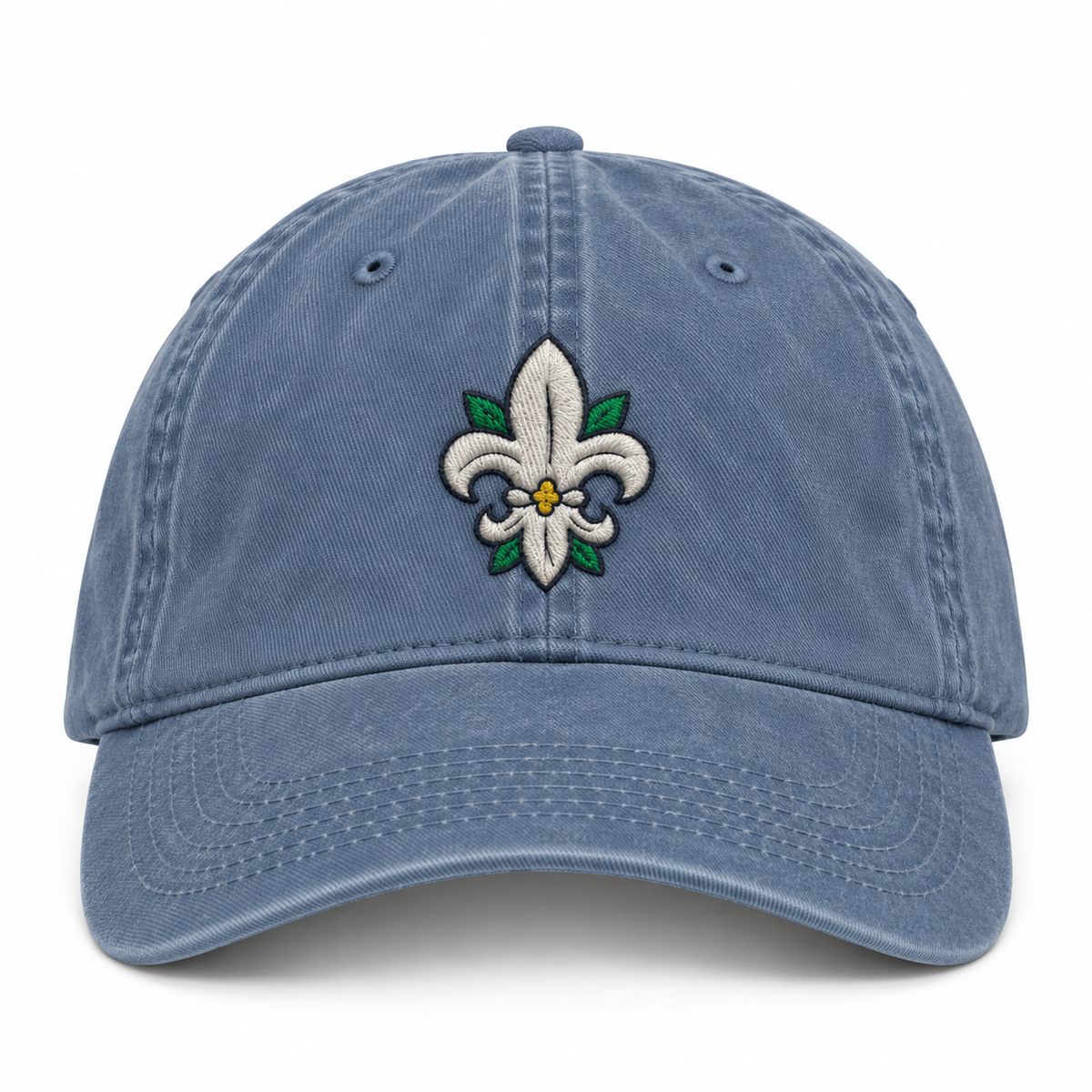 Magnolia Fleur de Lis Cap- Embroidery