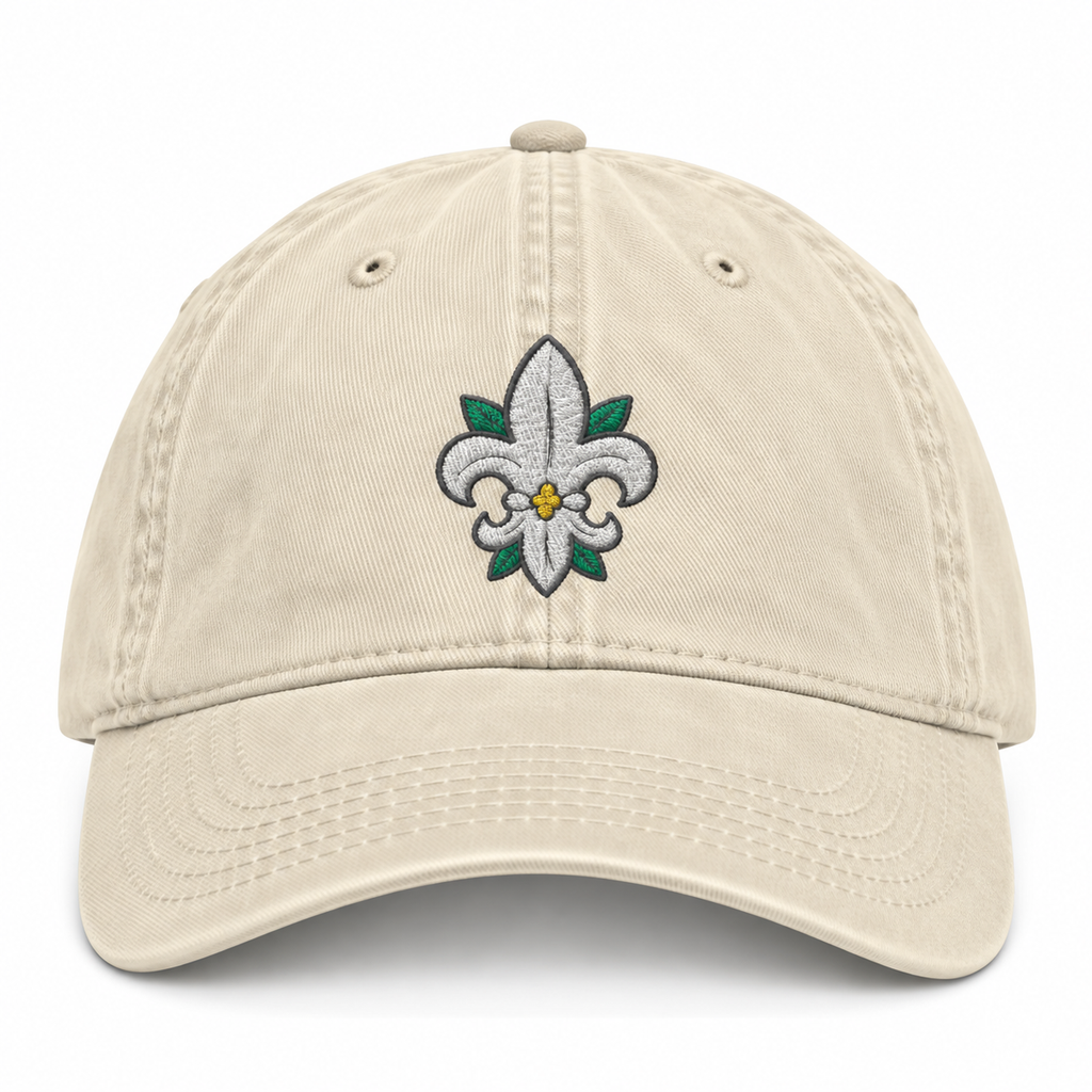Magnolia Fleur de Lis Cap- Embroidery