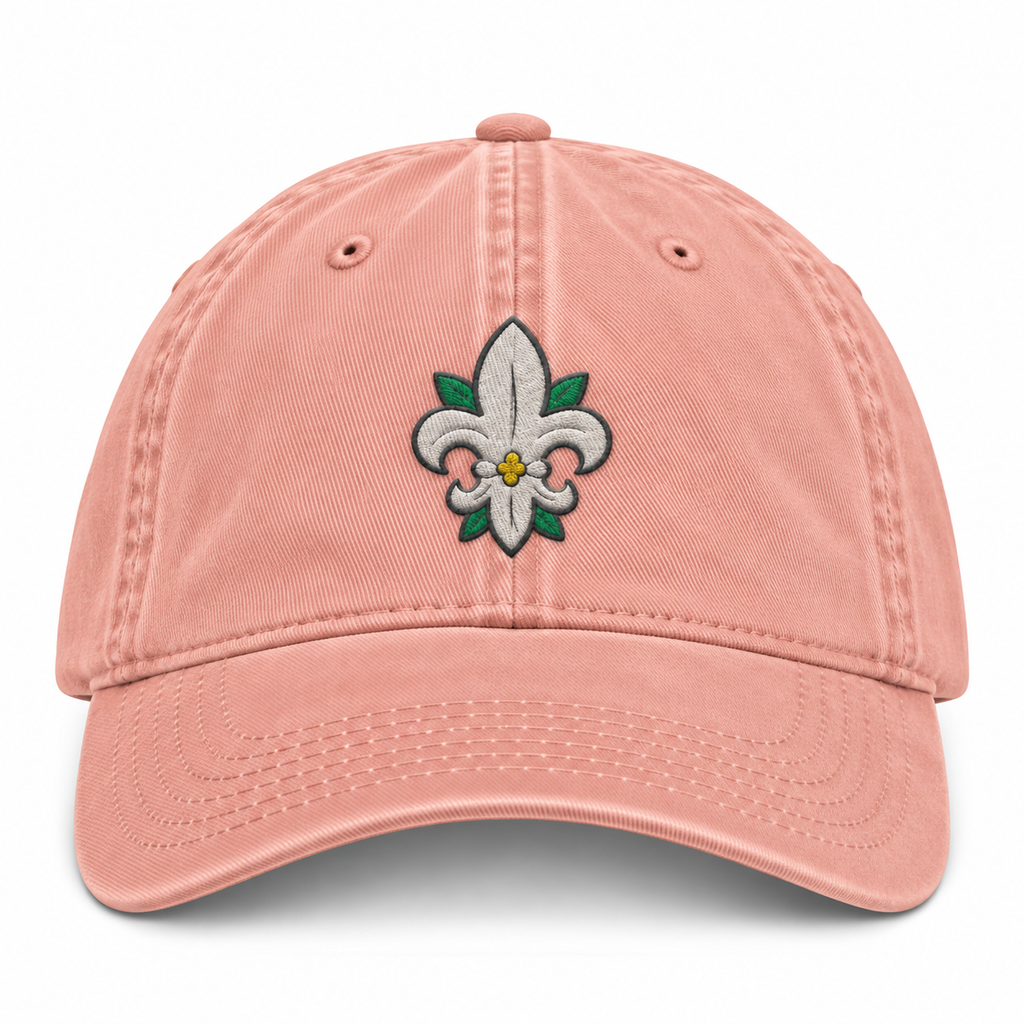 Magnolia Fleur de Lis Cap- Embroidery