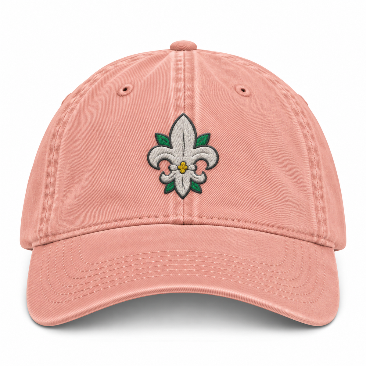 Magnolia Fleur de Lis Cap- Embroidery