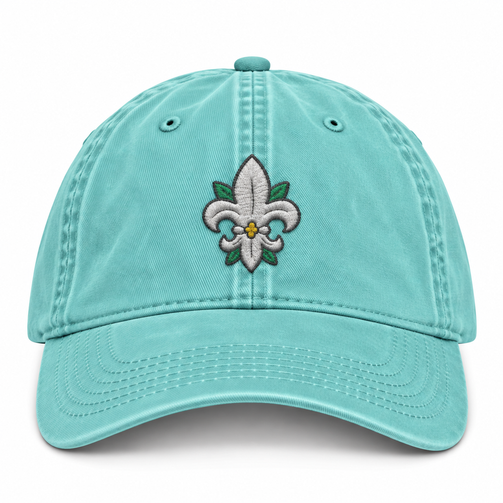 Magnolia Fleur de Lis Cap- Embroidery