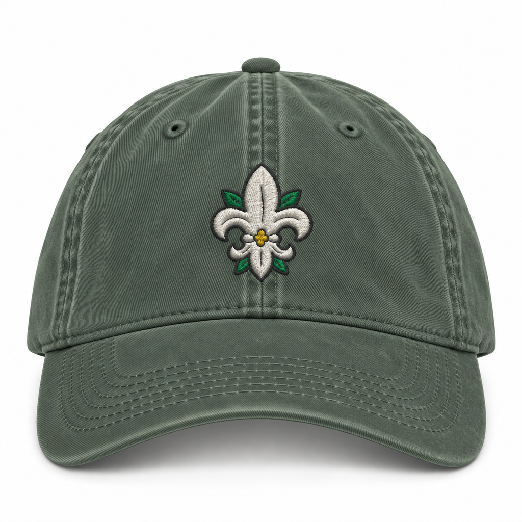 Magnolia Fleur de Lis Cap- Embroidery