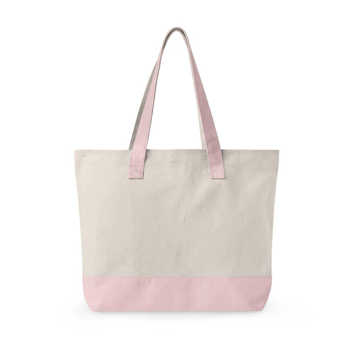 Phi Mu Designer Inspired Zippered Canvas Tote