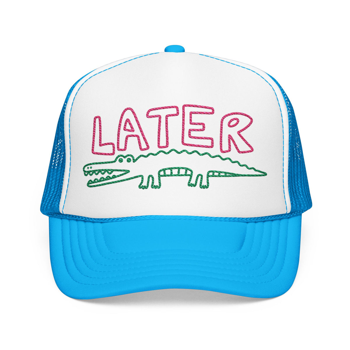 Later Gator Embroidered Trucker Hat