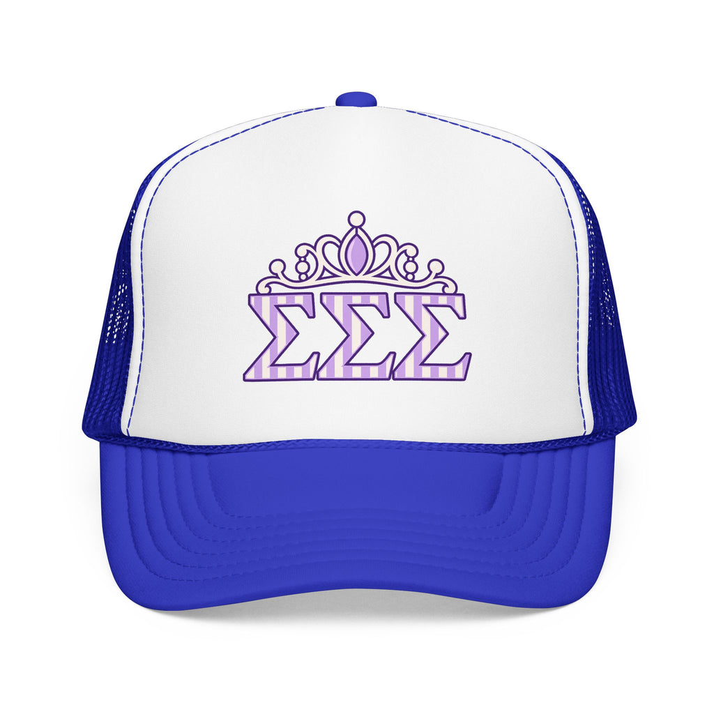 Tri Sigma Crown Trucker Hat