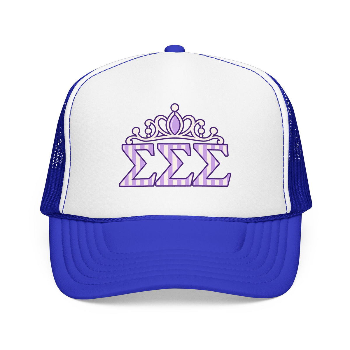 Tri Sigma Crown Trucker Hat