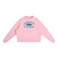 Tri Delta Essential Fleece Mock-Neck Crew Sweatshirt