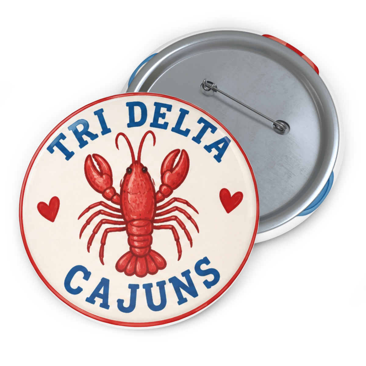 Tri Delta Cajuns Sorority Button