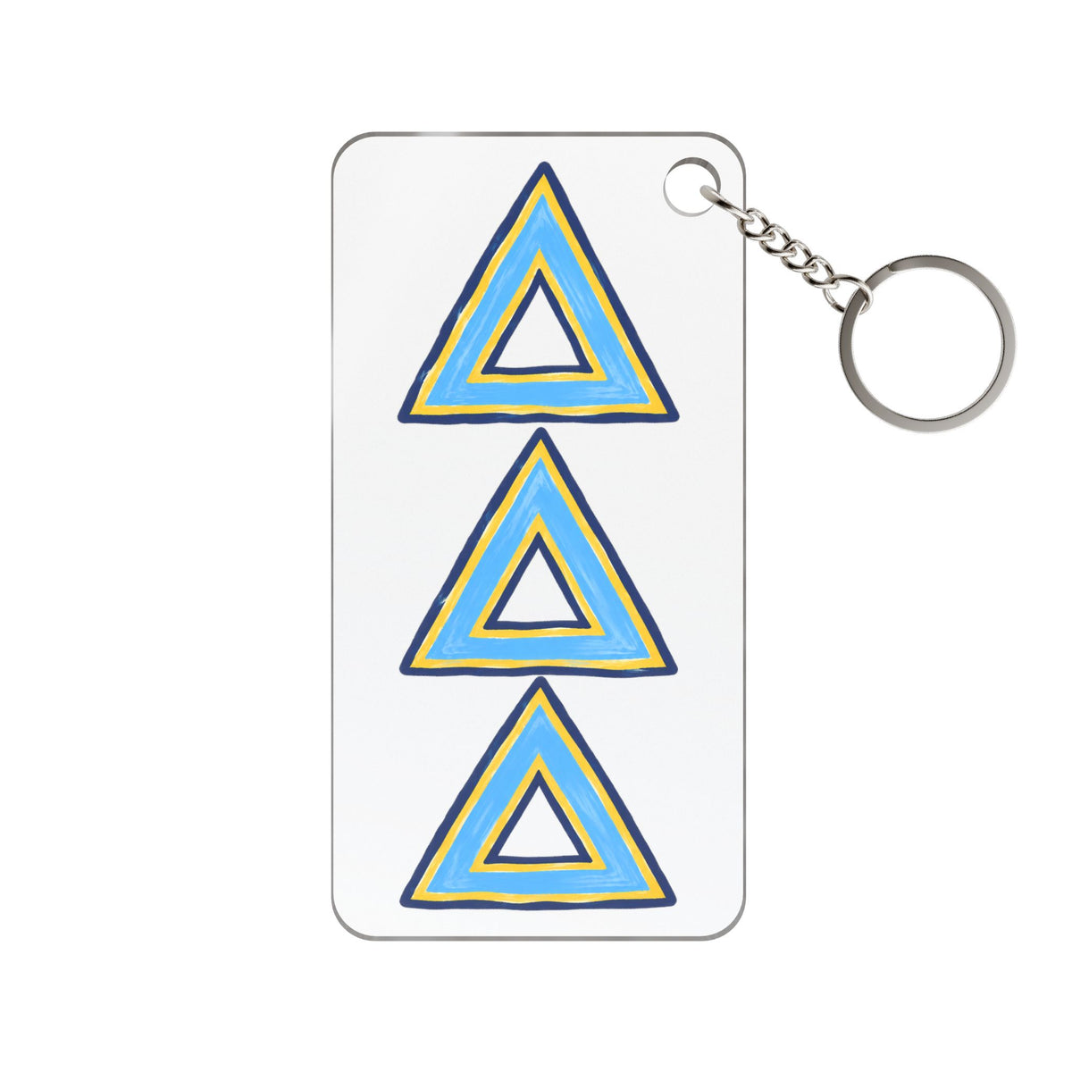 Tri Delta Keychain