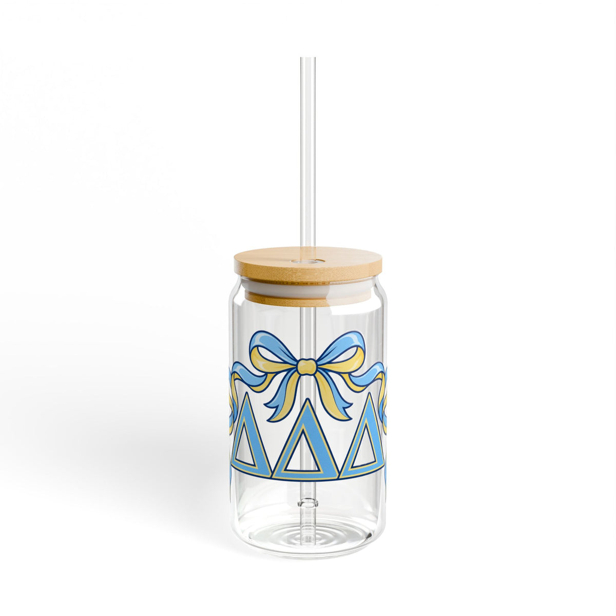 Tri Delta Sipper Glass
