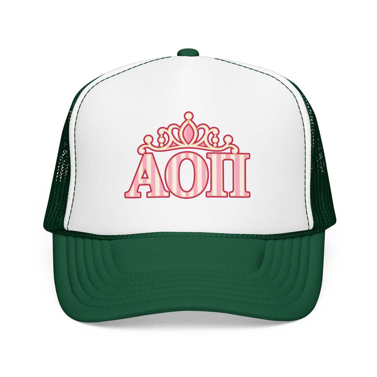 AOII Tiara Foam Trucker Hat