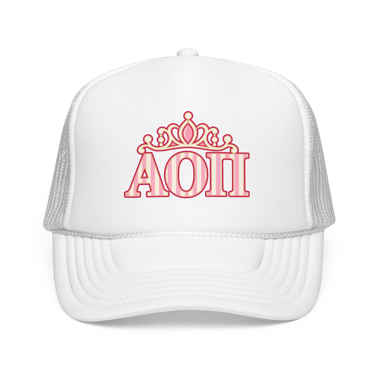 AOII Tiara Foam Trucker Hat