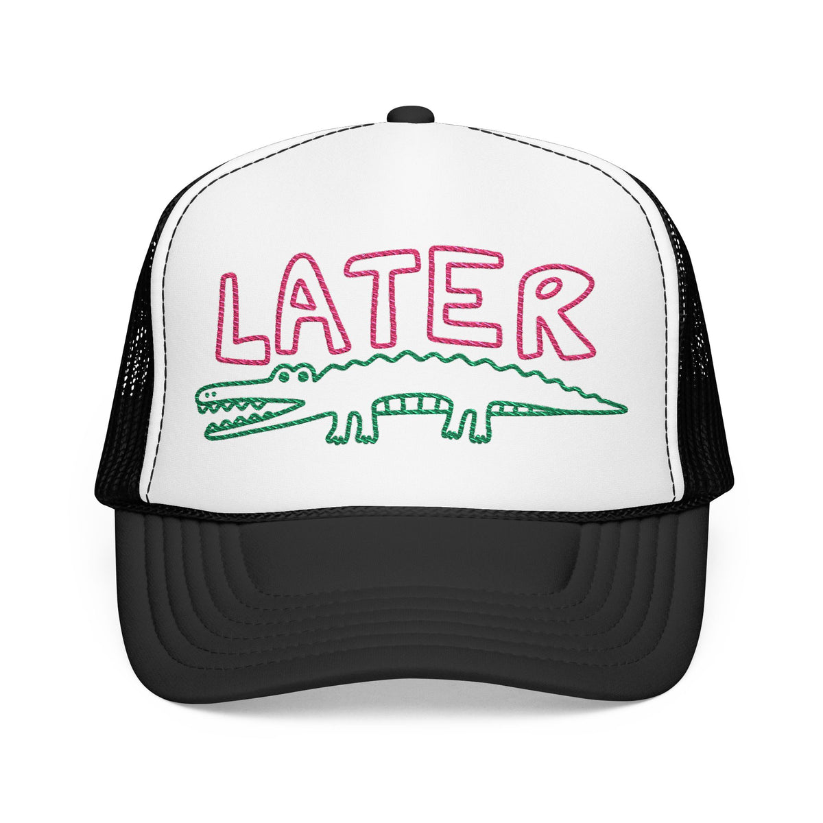 Later Gator Embroidered Trucker Hat