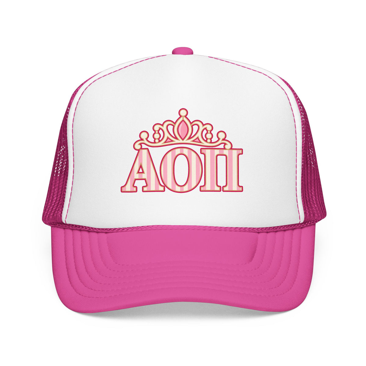 AOII Tiara Foam Trucker Hat