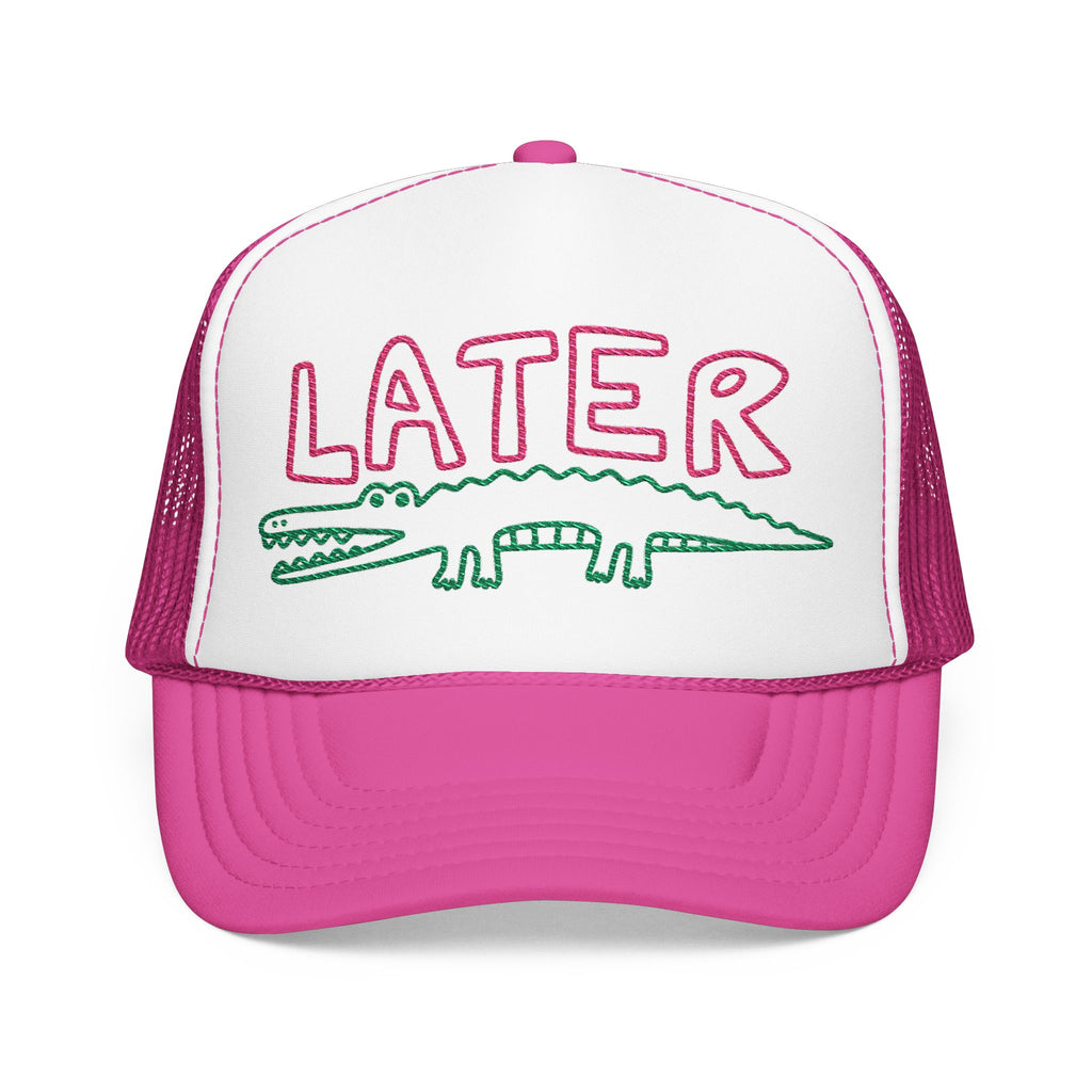 Later Gator Embroidered Trucker Hat