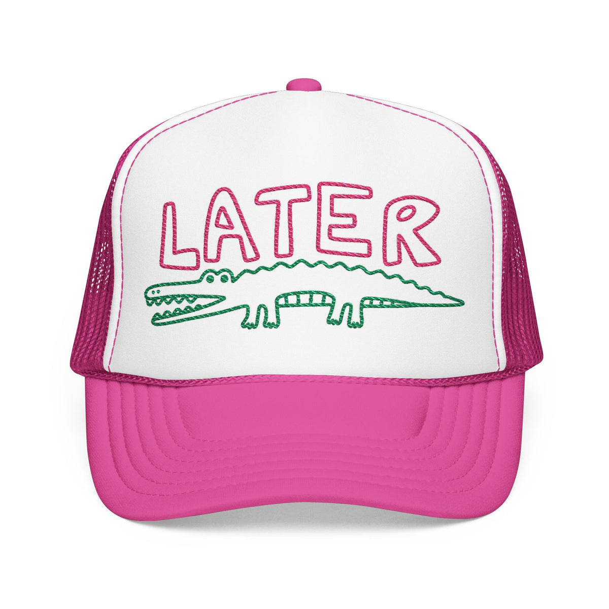 Later Gator Embroidered Trucker Hat