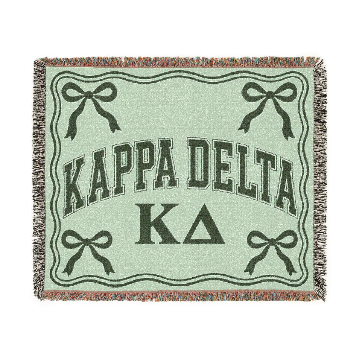 Kappa Delta Cotton Woven Blanket