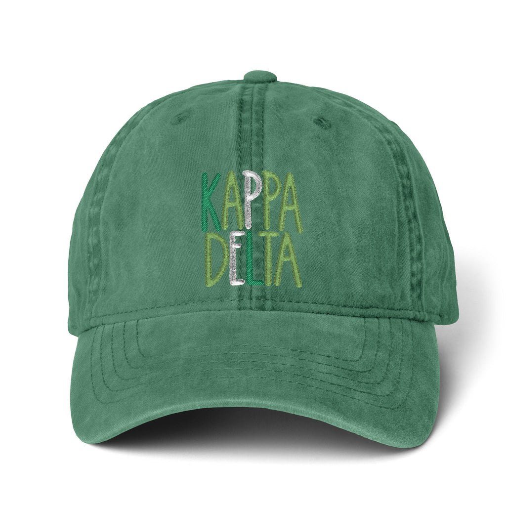 Kappa Delta Infinity Cap- Embroidered