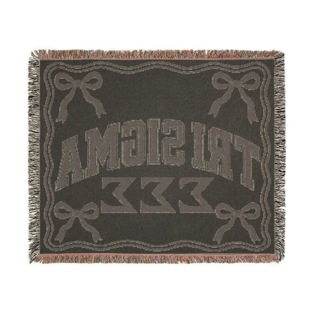 Tri Sigma Woven Blanket | Sorority Throw