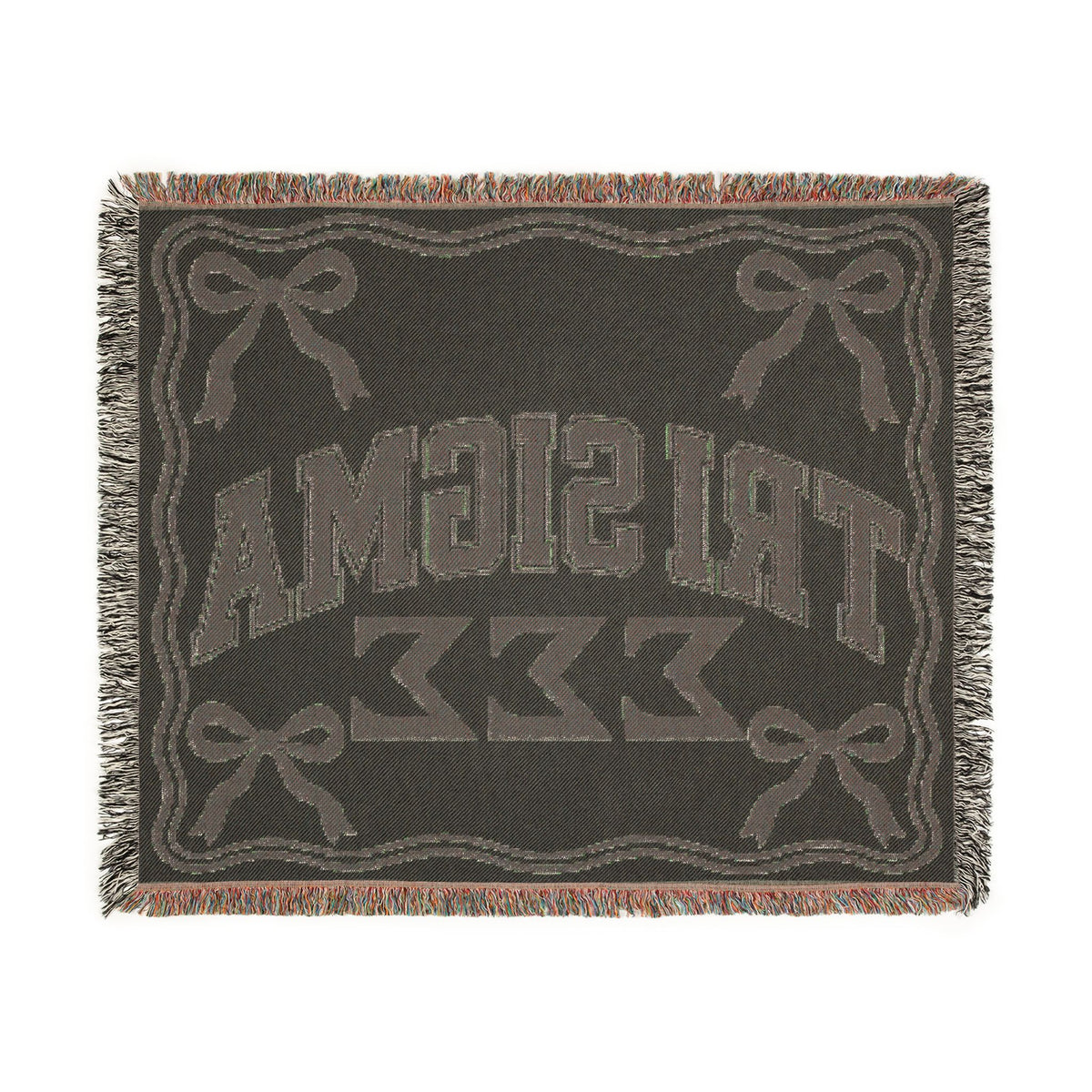 Tri Sigma Woven Blanket | Sorority Throw
