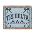 Tri Delta Sorority Woven Blanket