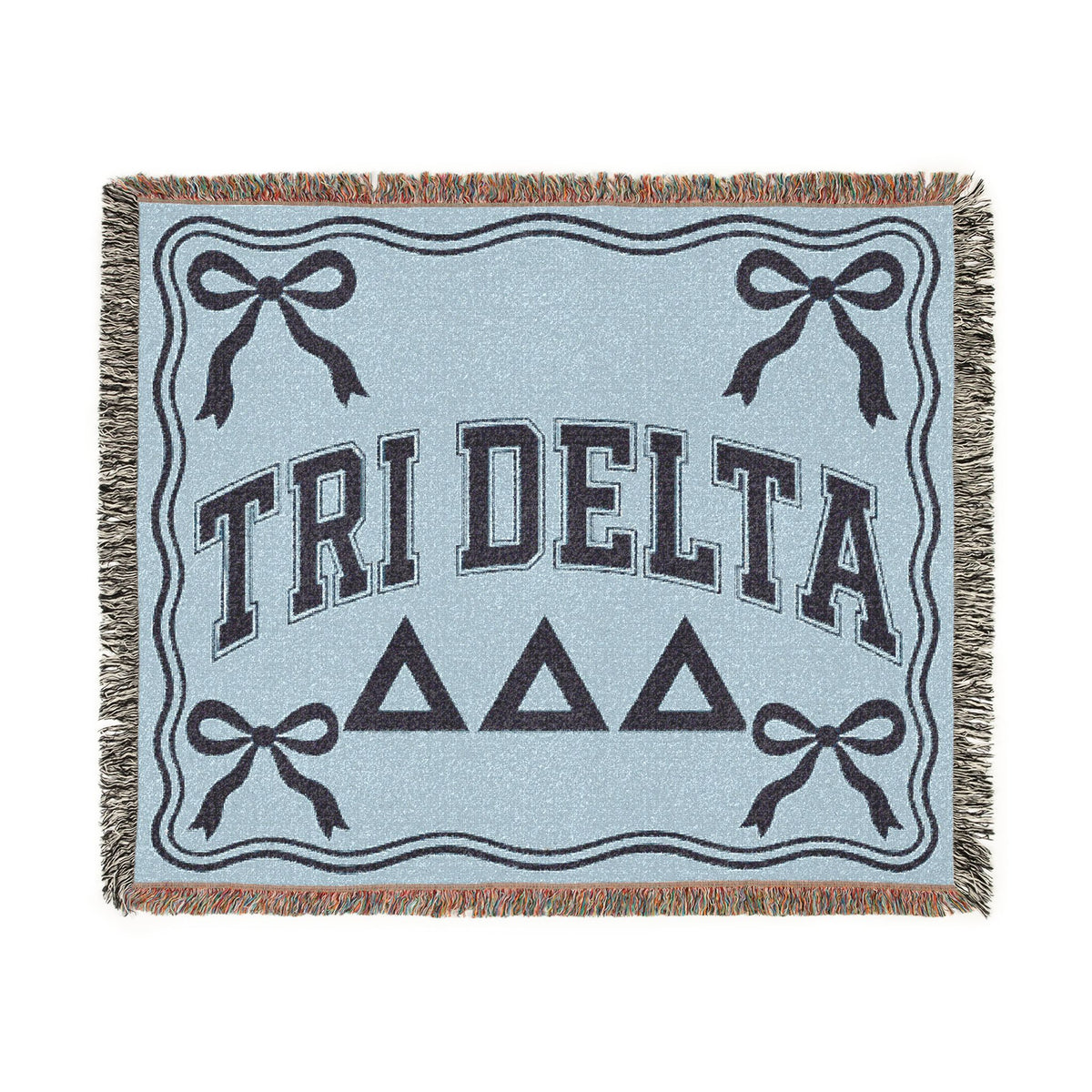 Tri Delta Sorority Woven Blanket