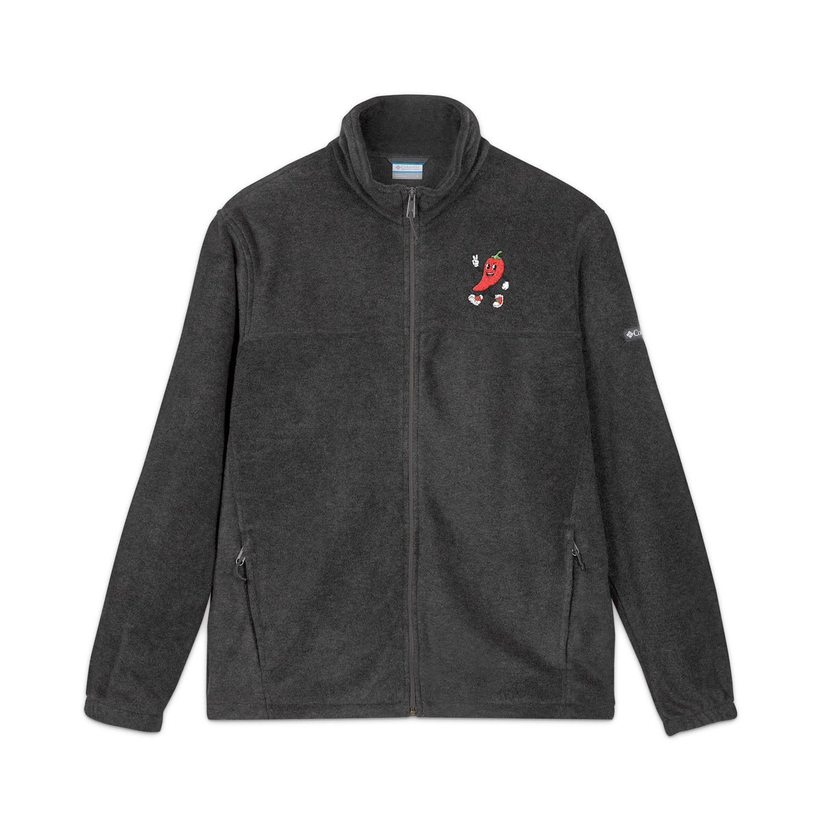 Red Hot Silly Pepper Embroidered- Columbia Fleece Jacket
