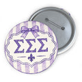 Sigma Letter Pin Button