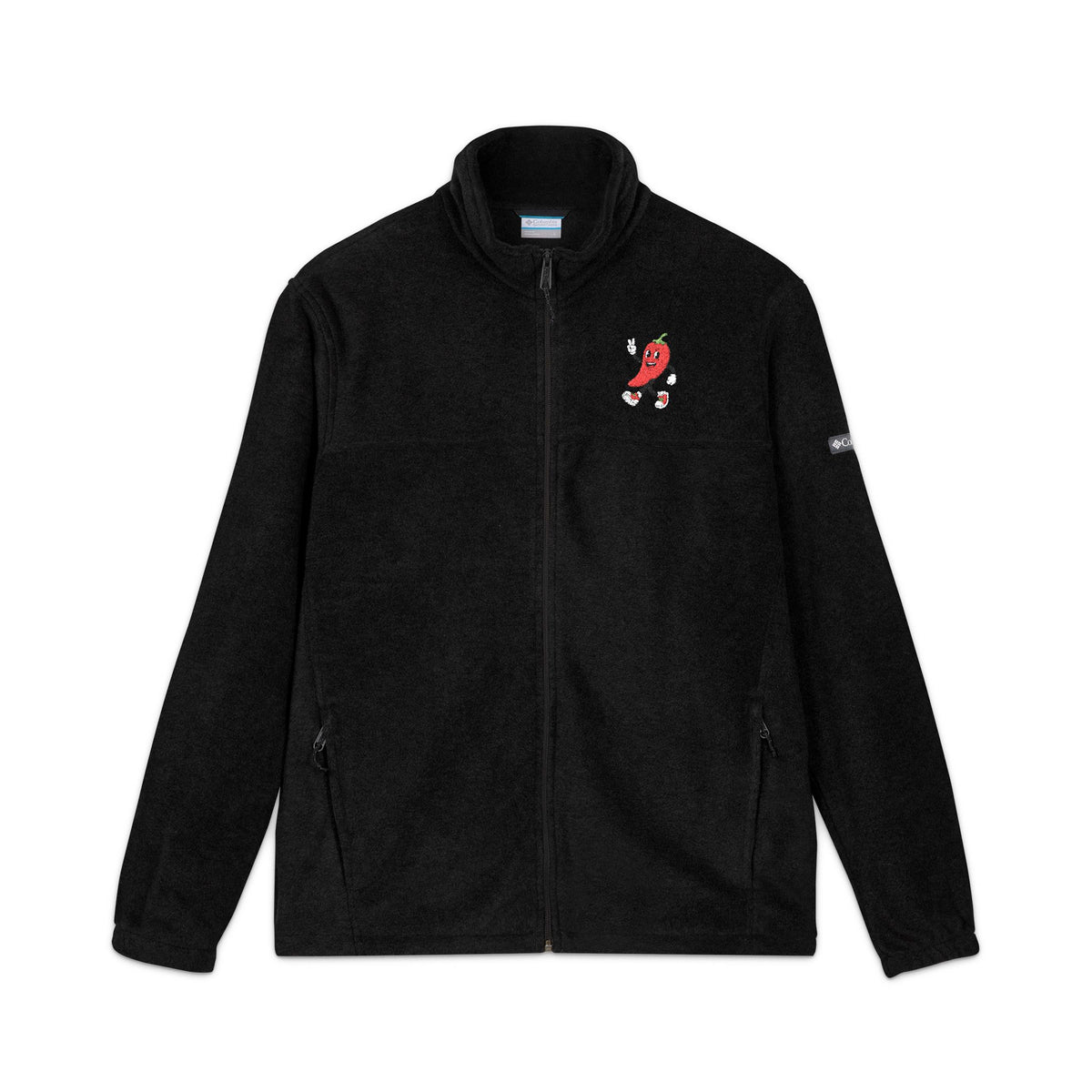 Red Hot Silly Pepper Embroidered- Columbia Fleece Jacket
