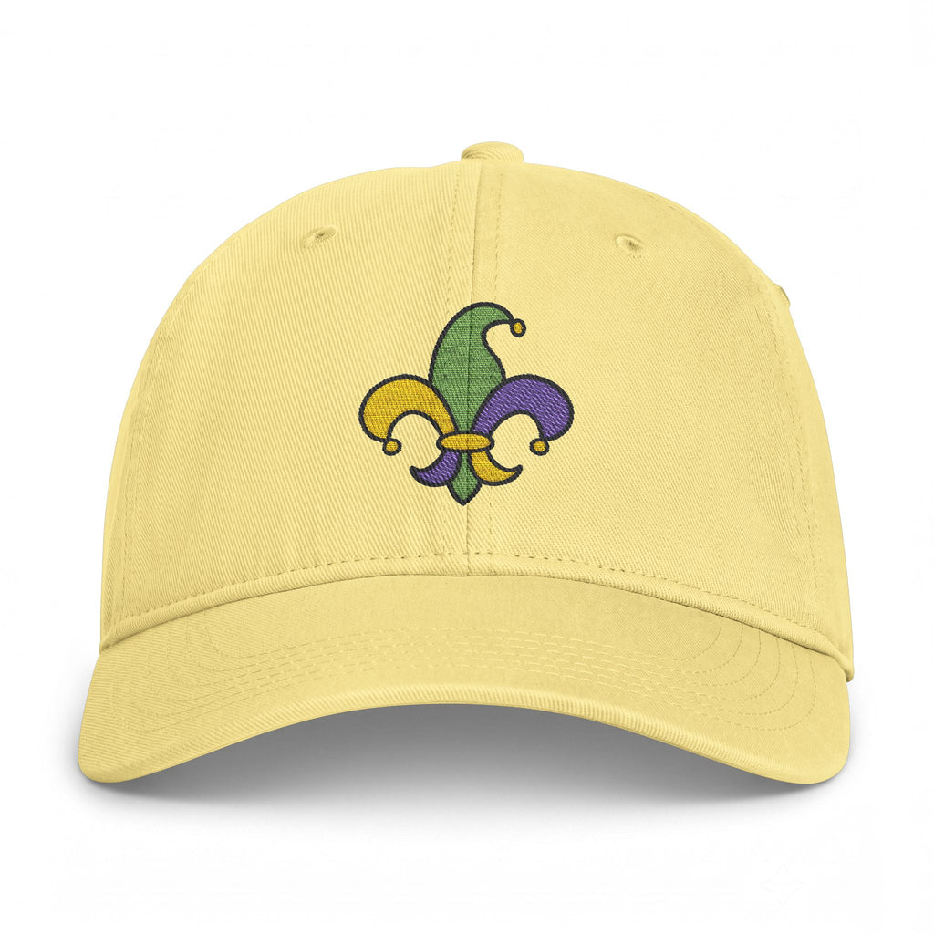Mardi Gras Fleur-de-Lis Cap - Embroidery