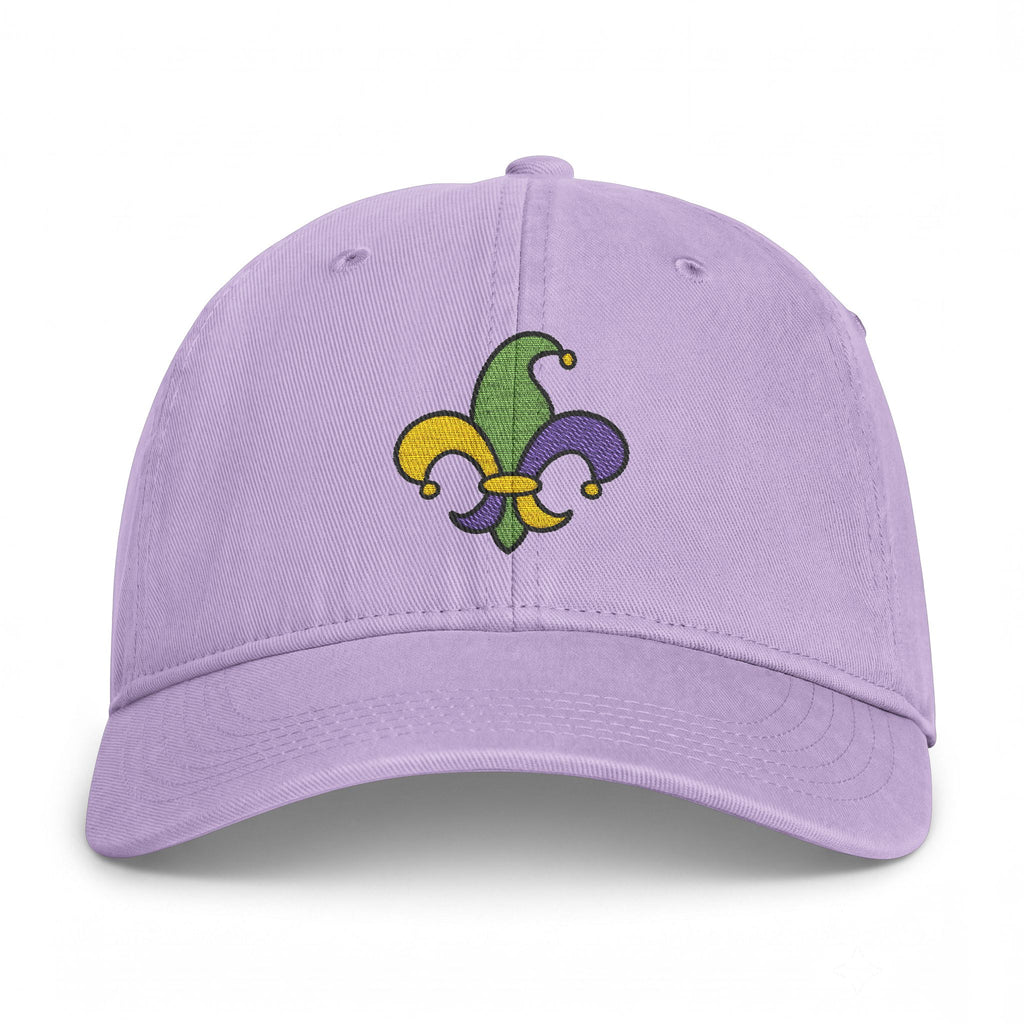 Mardi Gras Fleur-de-Lis Cap - Embroidery