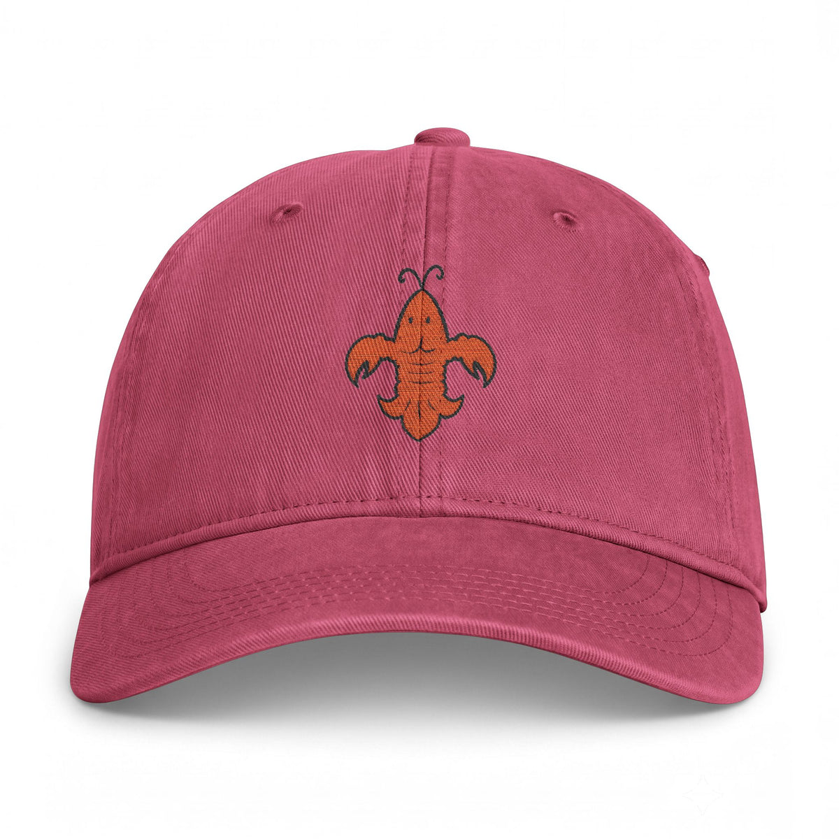 Crawfish Fleur de Lis Hat - Embroidery