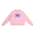 Tri Sigma Essential Fleece Mock-Neck Crew Sweatshirt